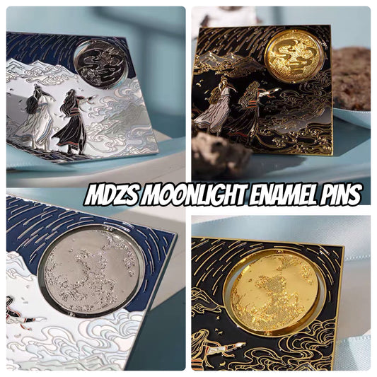 Mo Dao Zu Shi enamel pin - Wei Wuxian Lan Wangji MDZS fan art gift metal brooch BL 陈情令 Grandmaster of demonic cultivation M1