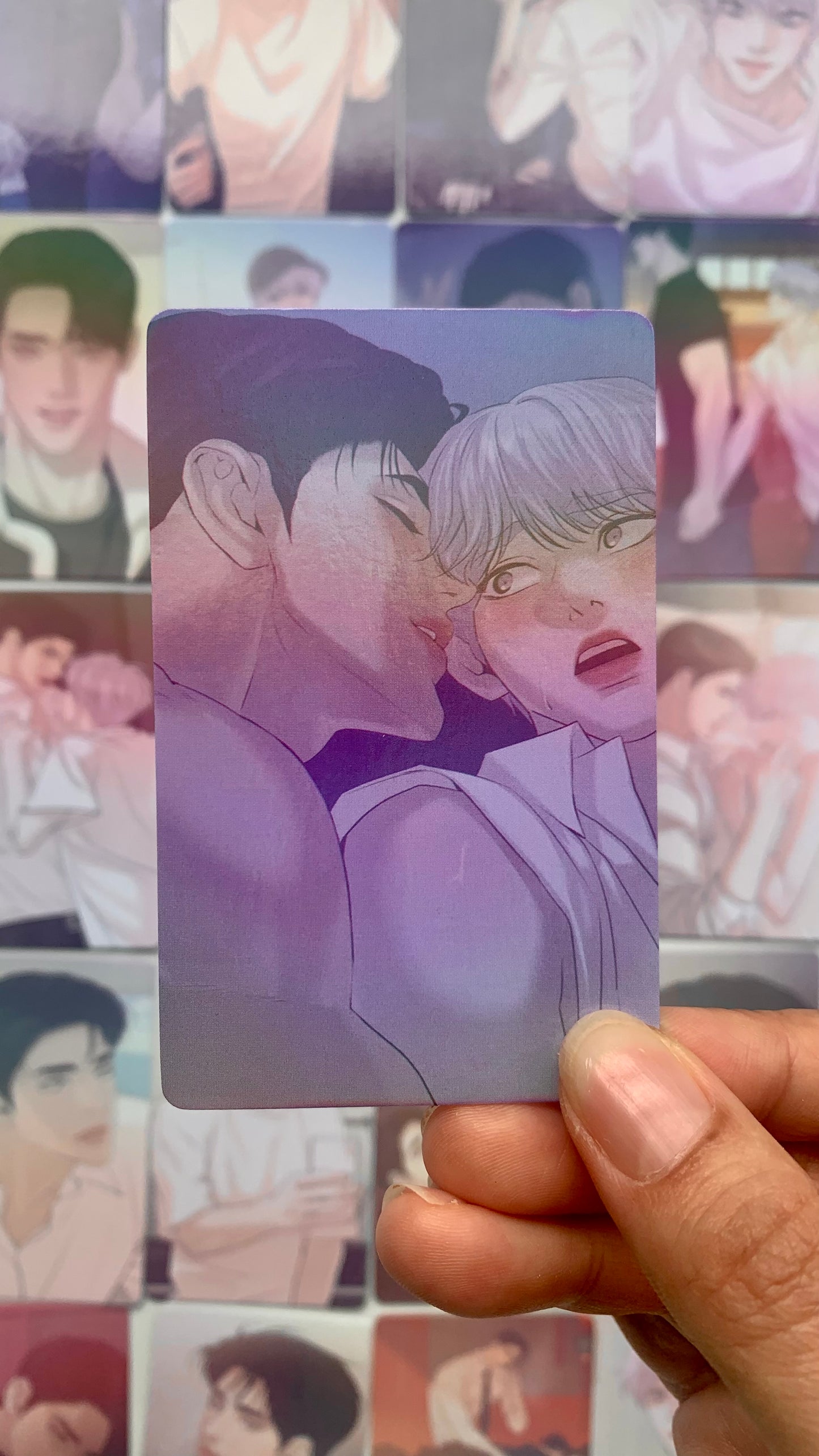 Pearl Boy 55pc Laser Lomo cards Kang Dooshik Jin Joosha Yaoi Korean Manhwa BL manga C088