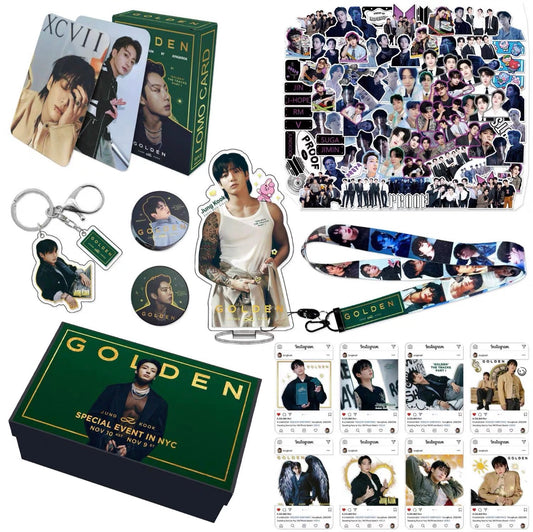 Jungkook GOLDEN Gift Box Set! BTS merch CD630