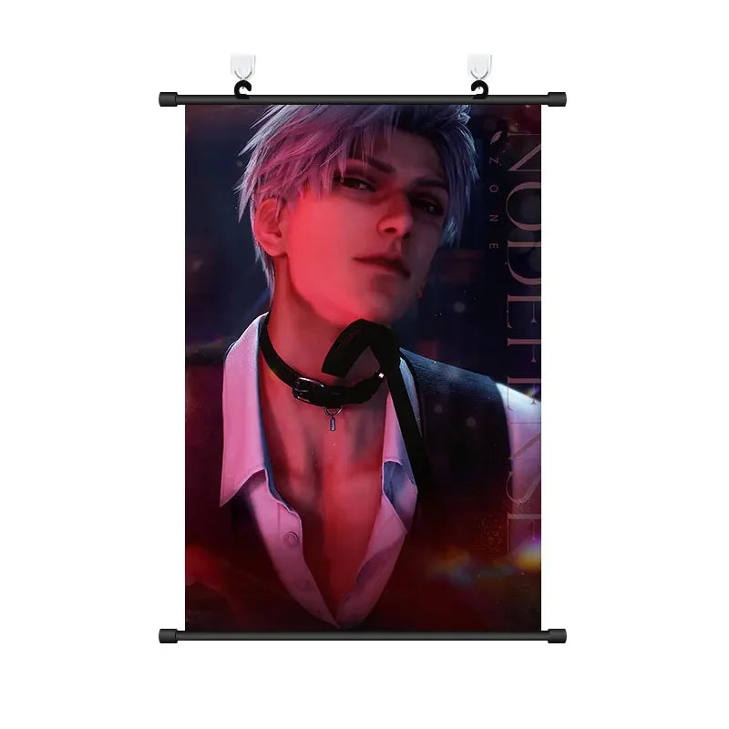 Anime Love and Deepspace Sylus Cosplay Cartoon Hang A Picture Poster Student Dorm Decorate Wall Space Decorative Pictures Gift
