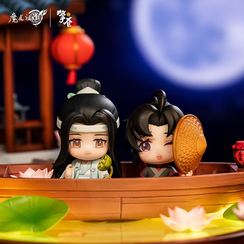 Genuine Mo Dao Zu Shi Action Figure Wei Wuxian Lan Wangji Figurines Collection PVC Model Statue Toys Gift CD421