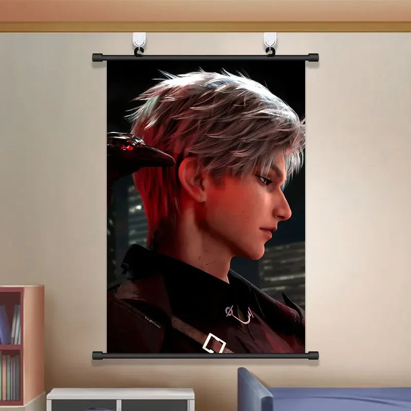 Anime Love and Deepspace Sylus Cosplay Cartoon Hang A Picture Poster Student Dorm Decorate Wall Space Decorative Pictures Gift