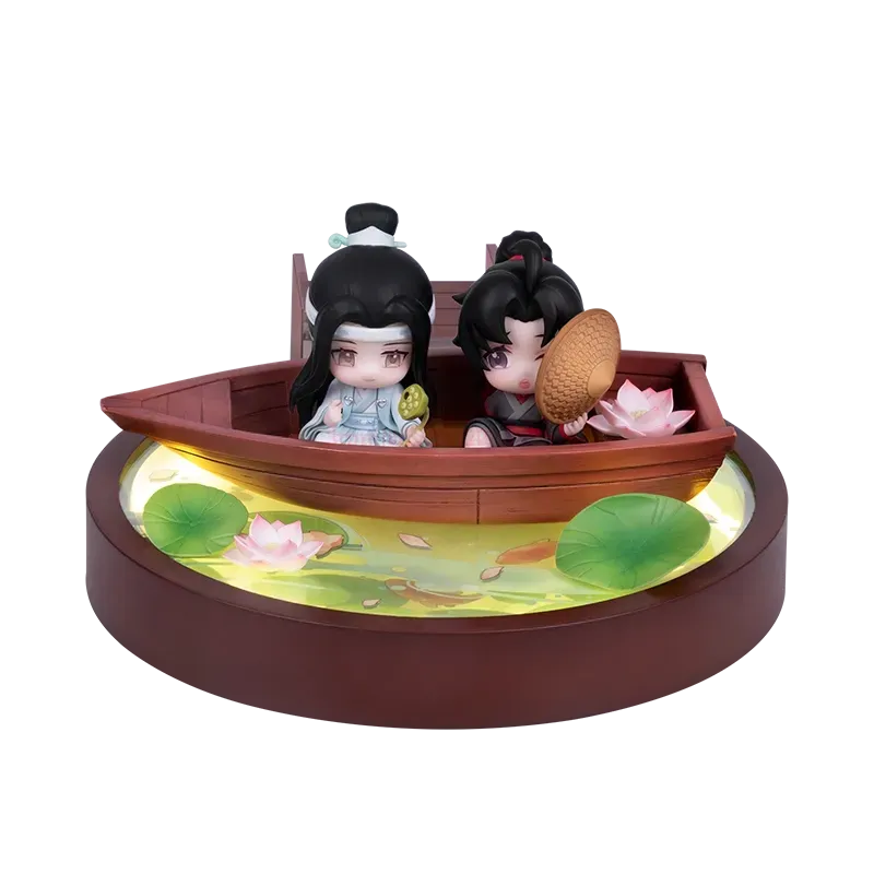 Genuine Mo Dao Zu Shi Action Figure Wei Wuxian Lan Wangji Figurines Collection PVC Model Statue Toys Gift CD421
