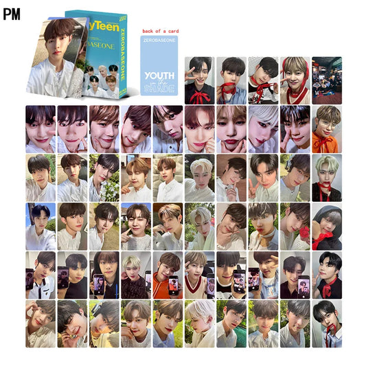55 PCS/set ZEROBASEONE Day ZB1 Debut Album Lomo Card Small Card Boy Zhang Hao Sung Han Bin Print Photo Print Card Fan Gift Kpop