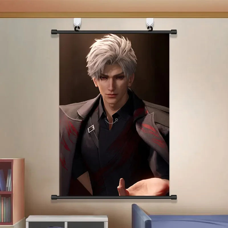 Anime Love and Deepspace Sylus Cosplay Cartoon Hang A Picture Poster Student Dorm Decorate Wall Space Decorative Pictures Gift