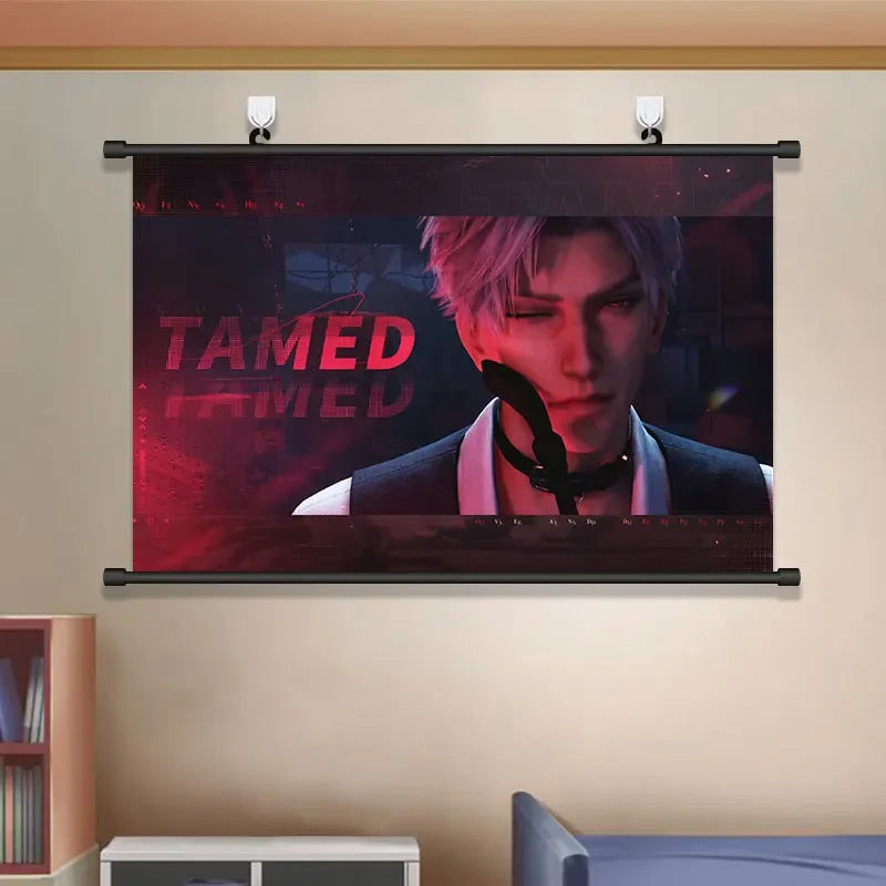 Anime Love and Deepspace Sylus Cosplay Cartoon Hang A Picture Poster Student Dorm Decorate Wall Space Decorative Pictures Gift