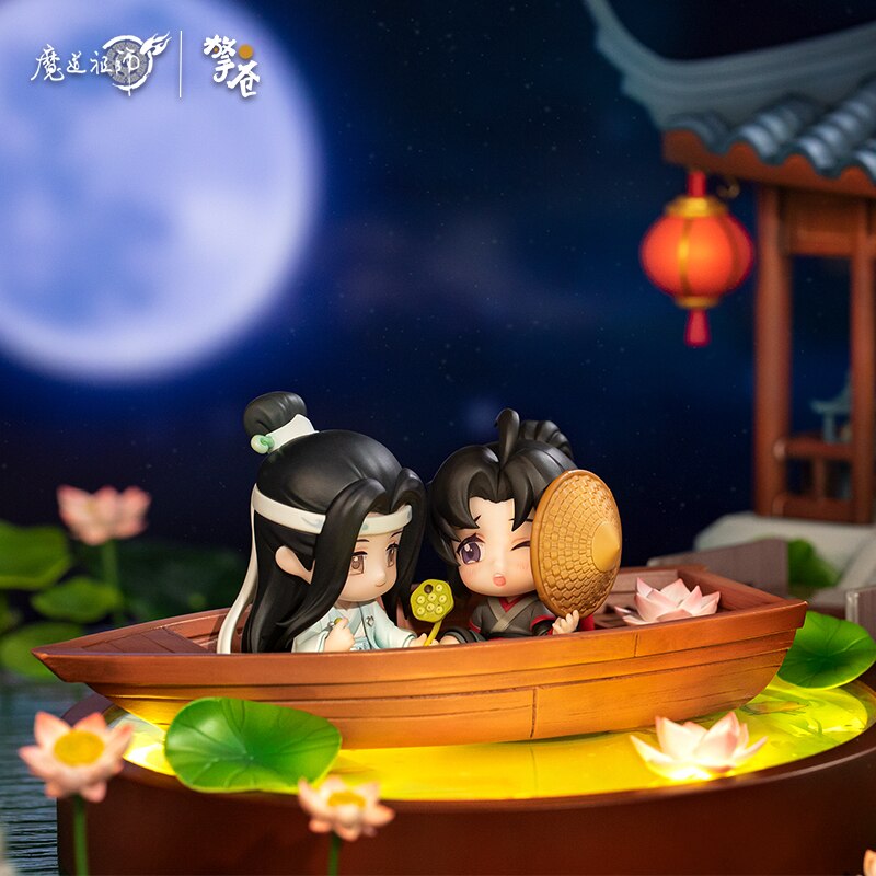 Genuine Mo Dao Zu Shi Action Figure Wei Wuxian Lan Wangji Figurines Collection PVC Model Statue Toys Gift CD421