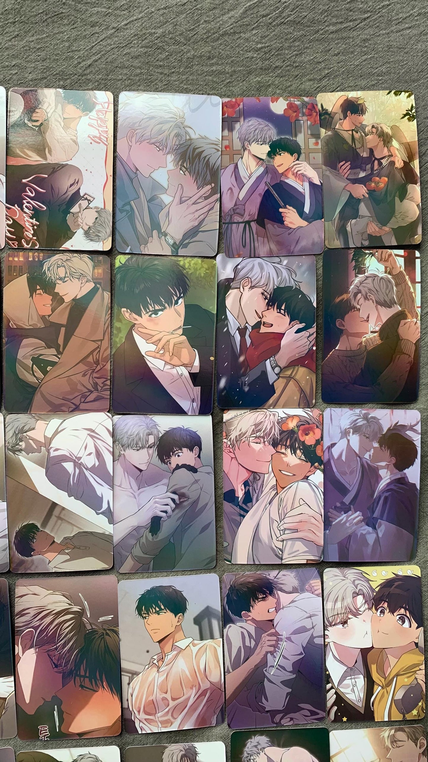Passion 55pc Laser cards Kangjak Jeong Taeui Jeong Chang-in Jeong Jaeui Yaoi Manhwa BL manga C035