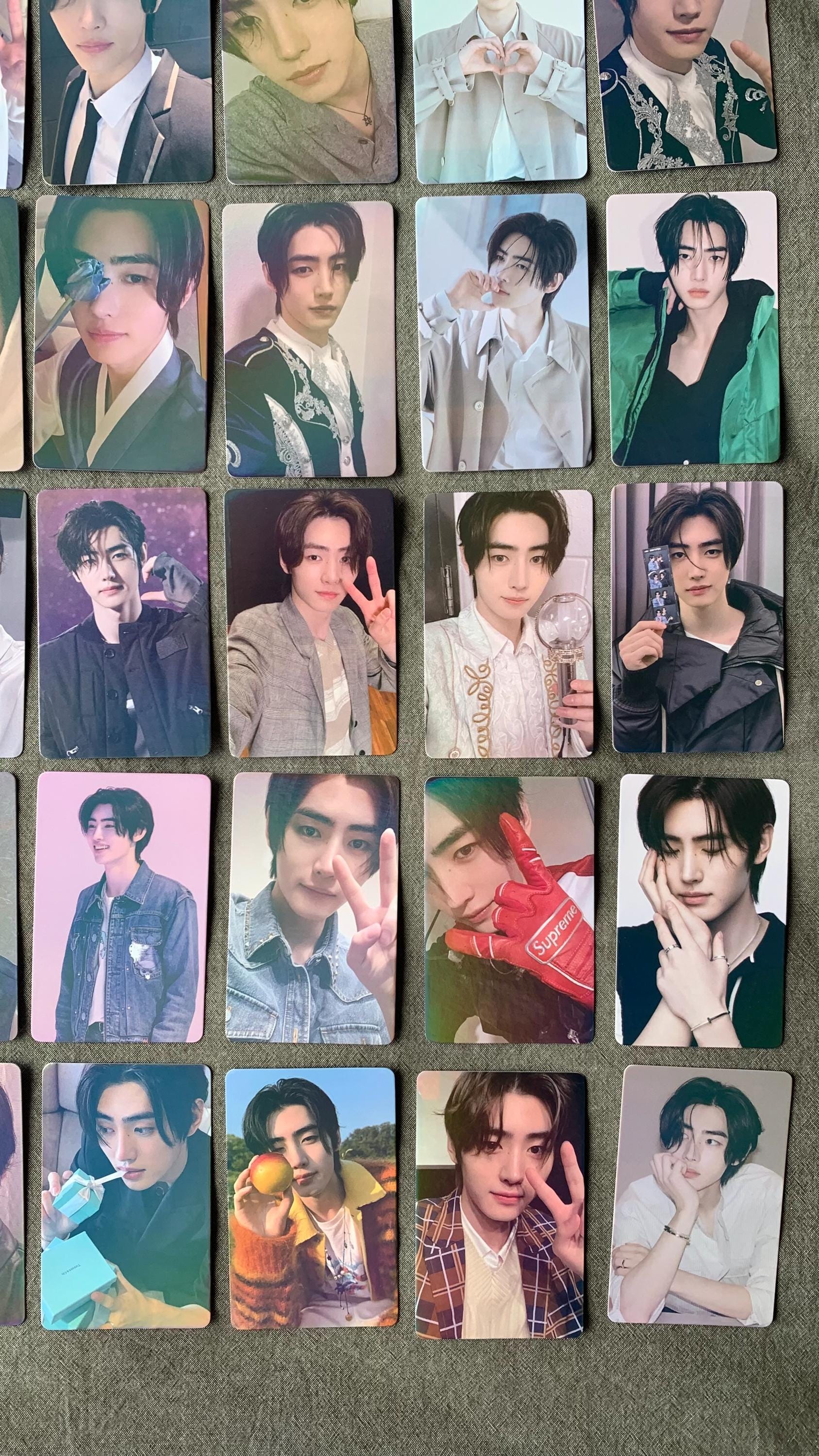 Sunghoon 55pc/set laser cards Enhypen Kpop boy group merch lomo photocards C070