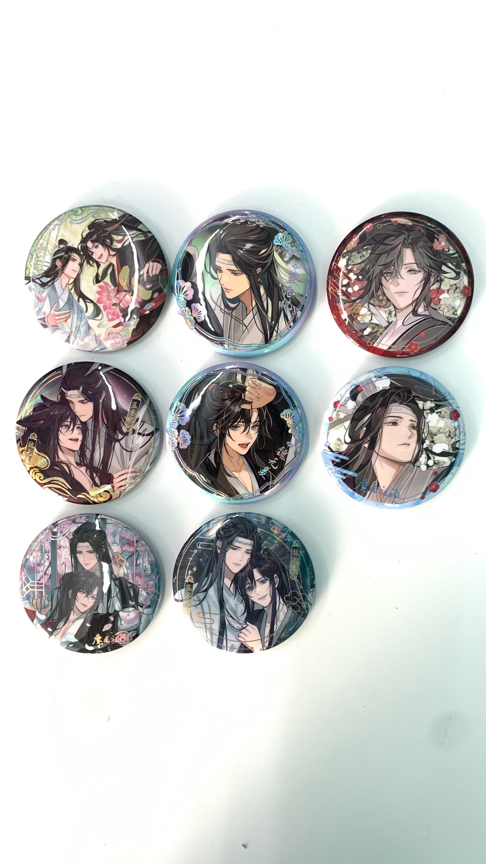 MDZS Q Holographic Badge Set sold