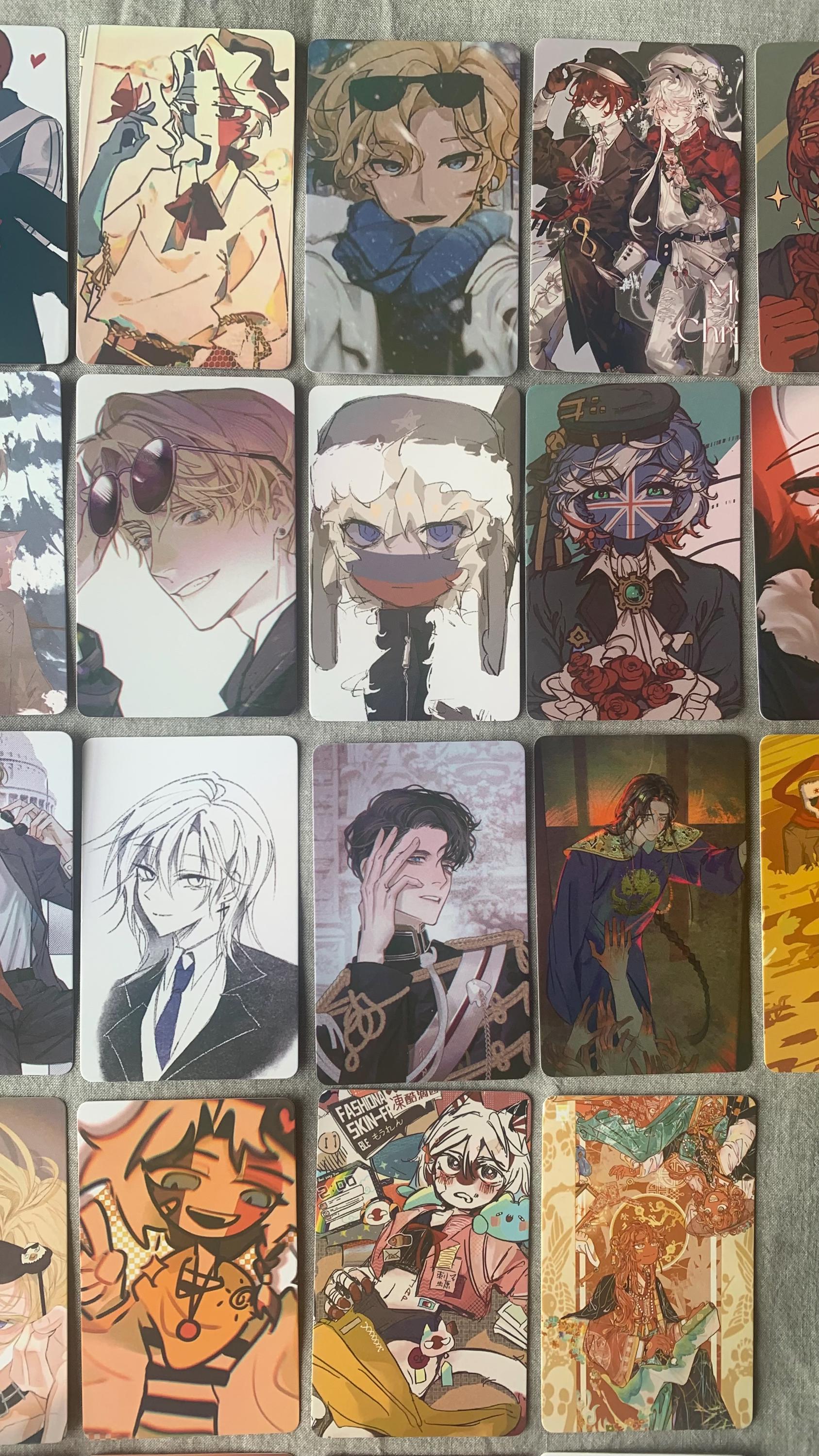 CountryHumans 55pc Laser cards C183