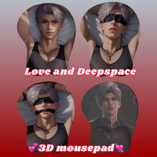 3D mousepad Love and Deepspace Sylus Xavier Rafayel Zayne Oppai Otoge gamer gift C190