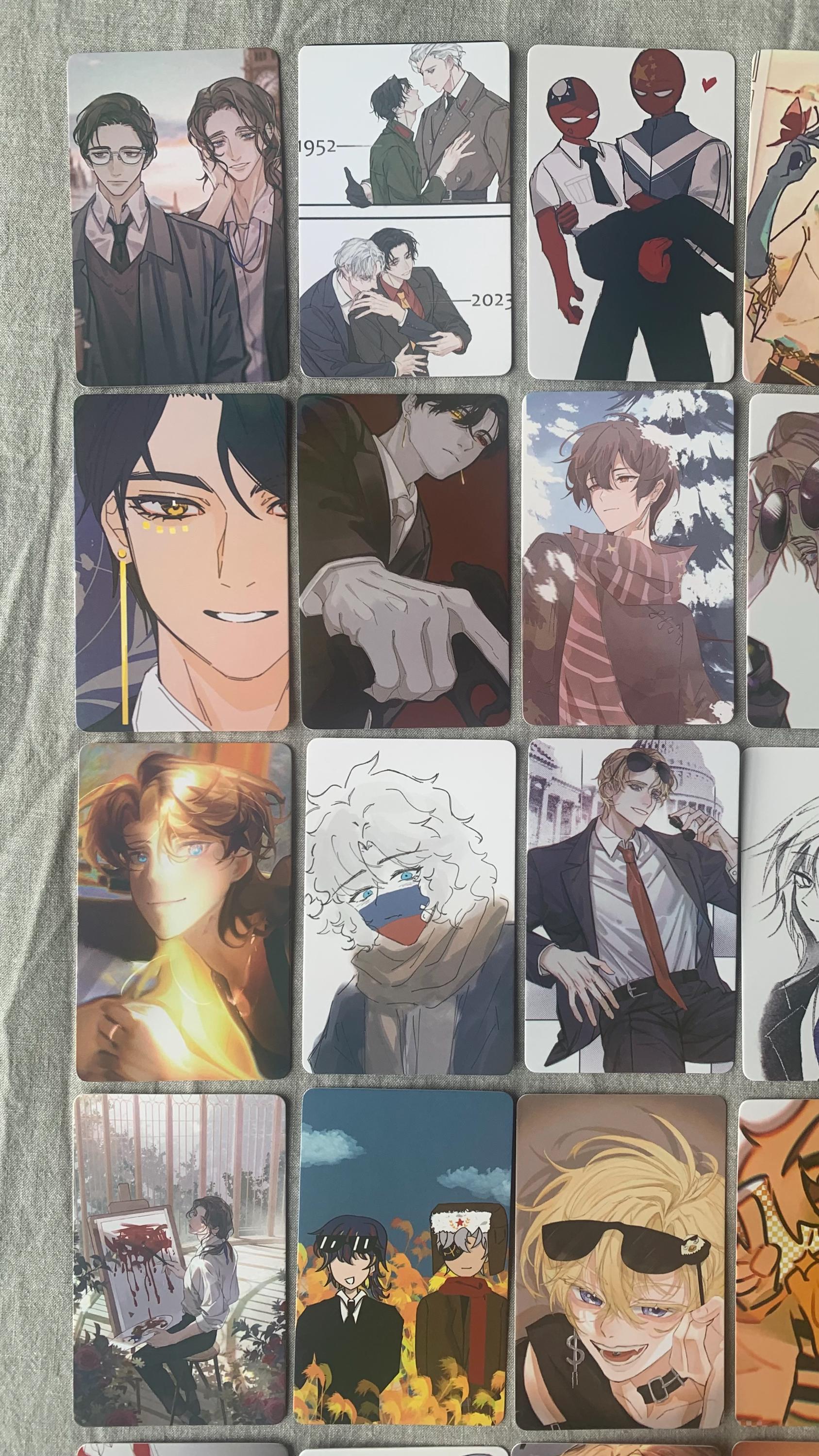 CountryHumans 55pc Laser cards C183