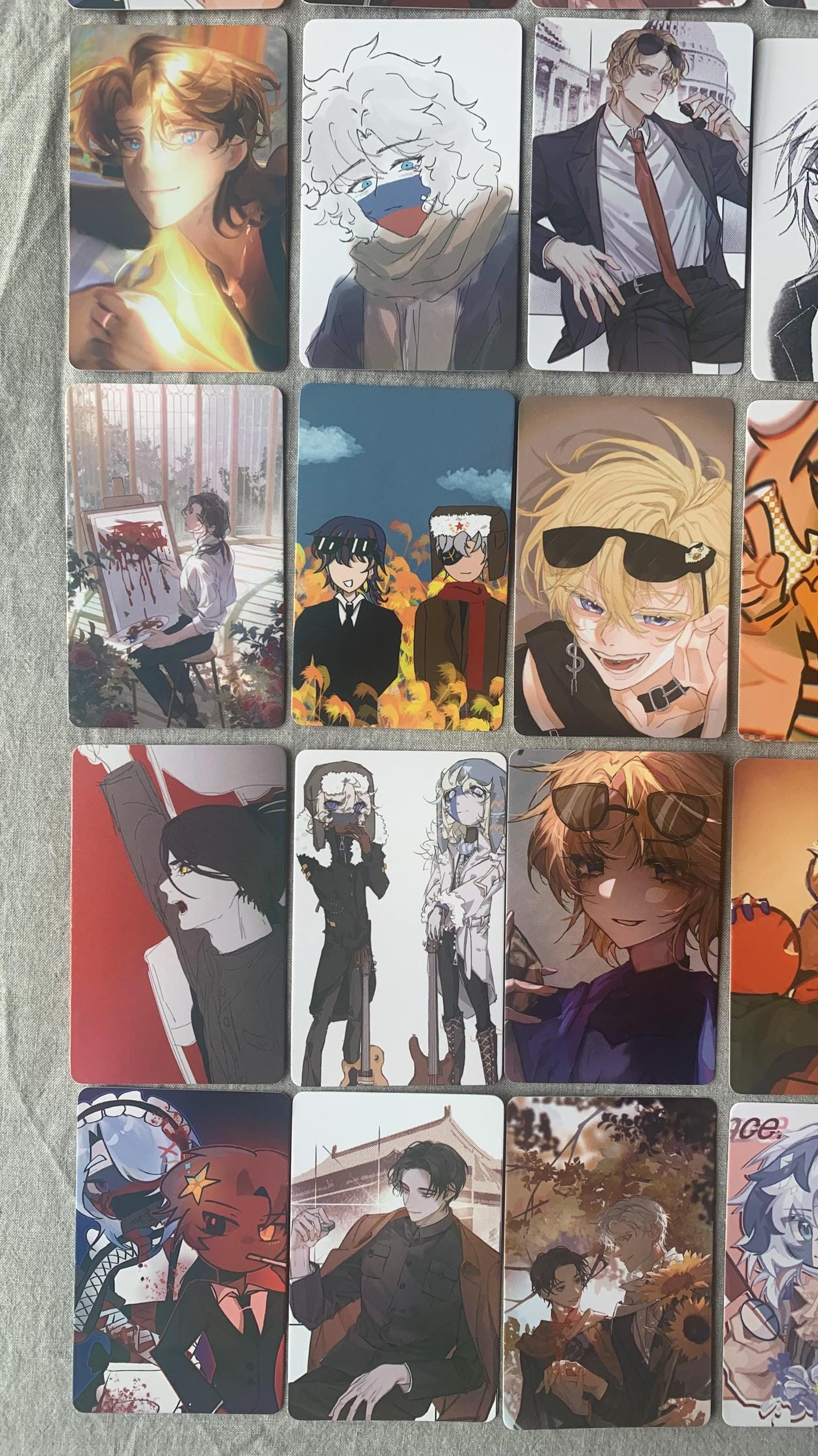 CountryHumans 55pc Laser cards C183