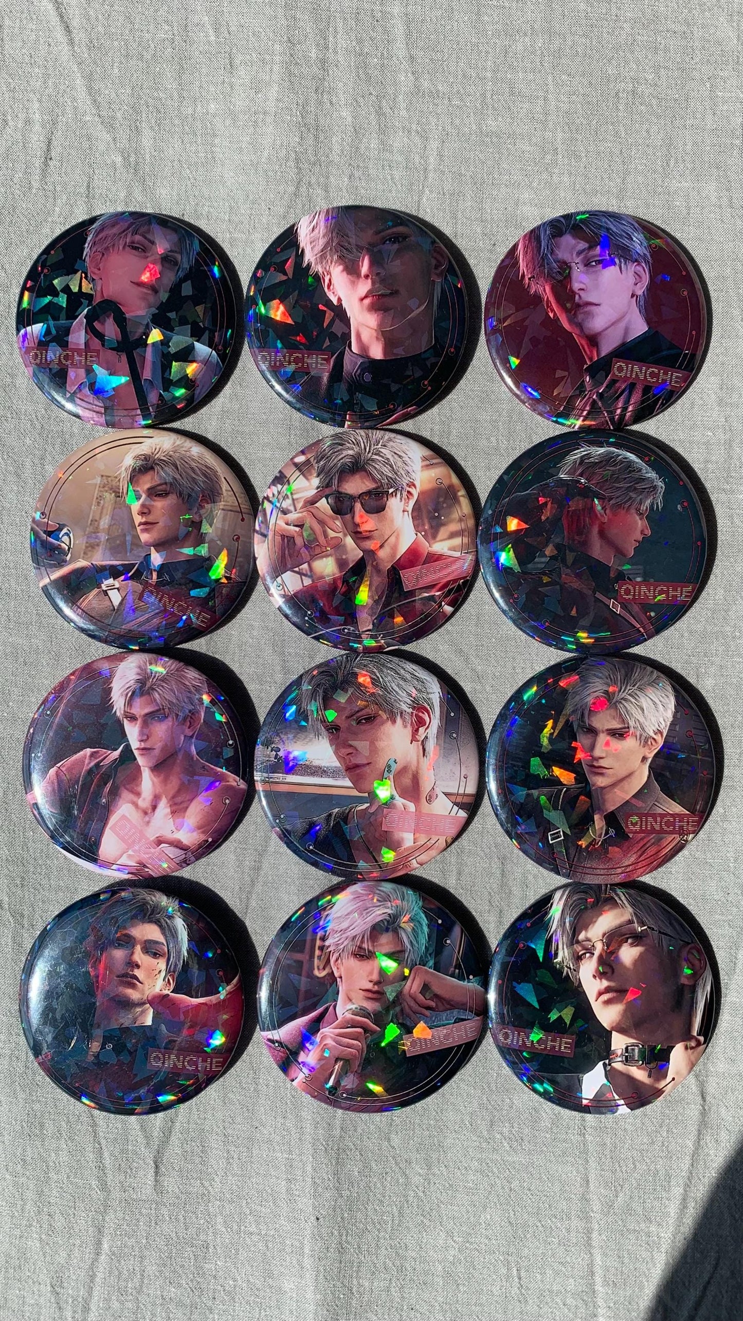 Badges of Sylus - Love and Deepspace Qinche Xavier Rafayel Zayne Otoge gamer Ita bag gift C188