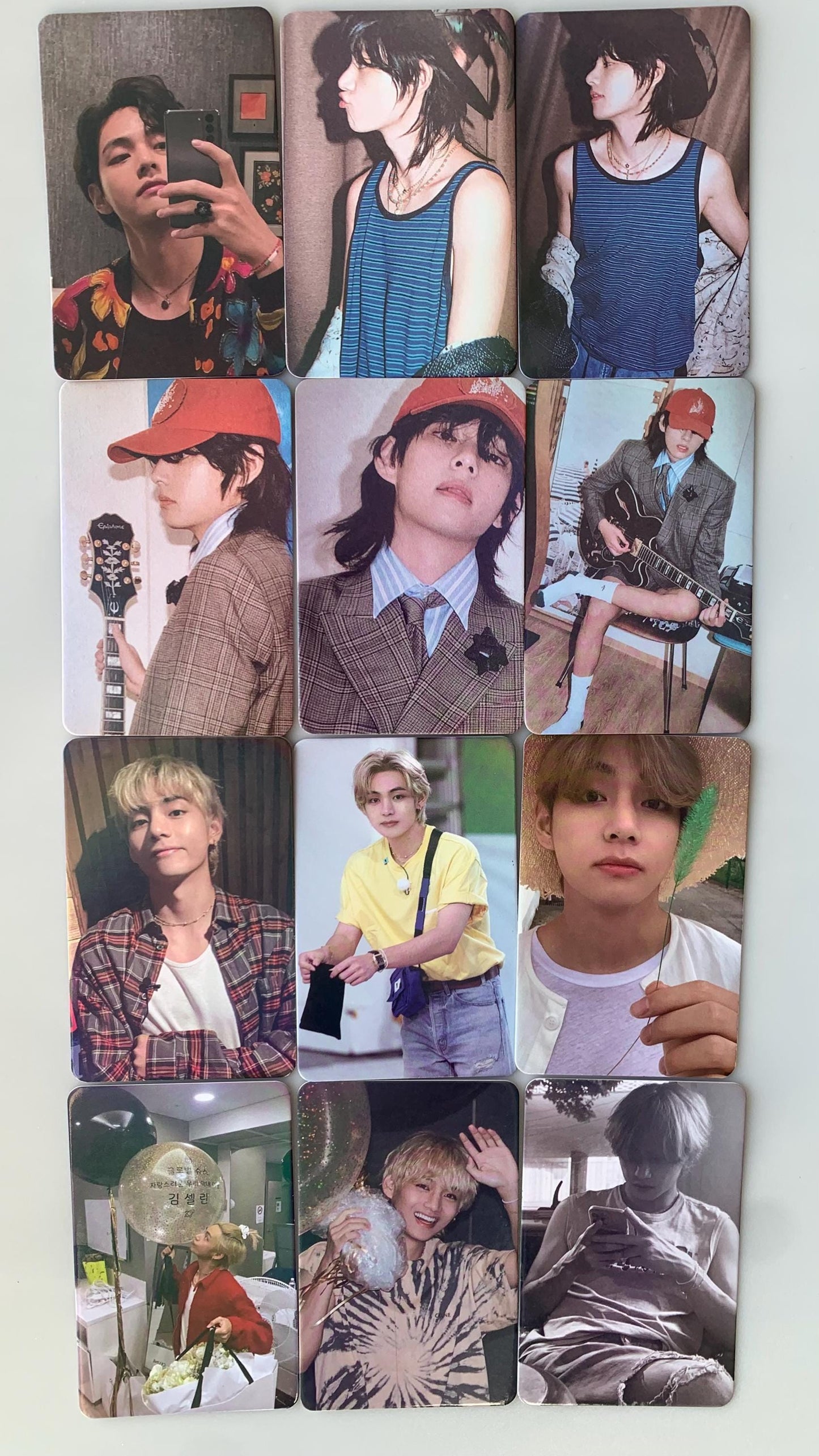 Taehyung 55pc lomo cards Kpop fan made photocards BTS gift C191