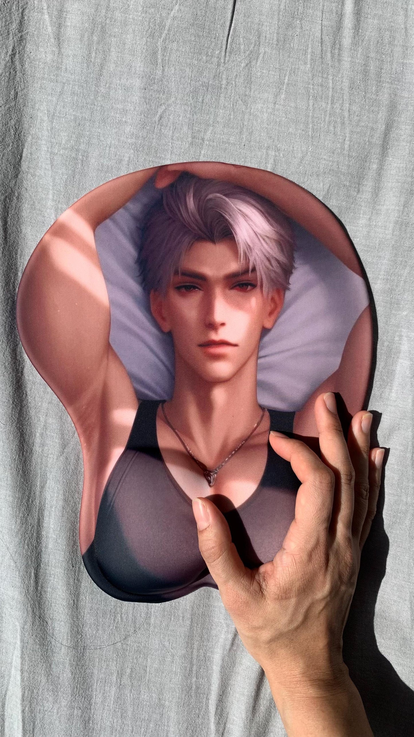 Sylus mousepad 3D! Love and Deepspace Sylus Xavier Rafayel Zayne Oppai Otoge gamer gift C192