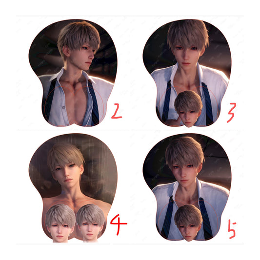 Xavier mousepad 3D! Love and Deepspace Sylus Xavier Rafayel Zayne Oppai Otoge gamer gift C195