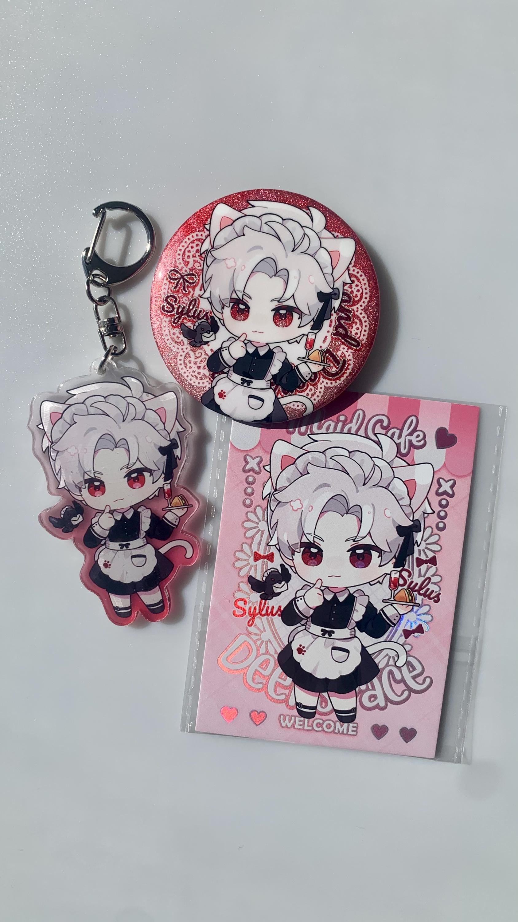 Chibi Sets! Love and Deepspace Sylus Xavier Rafayel Zayne Otoge gamer gift C221