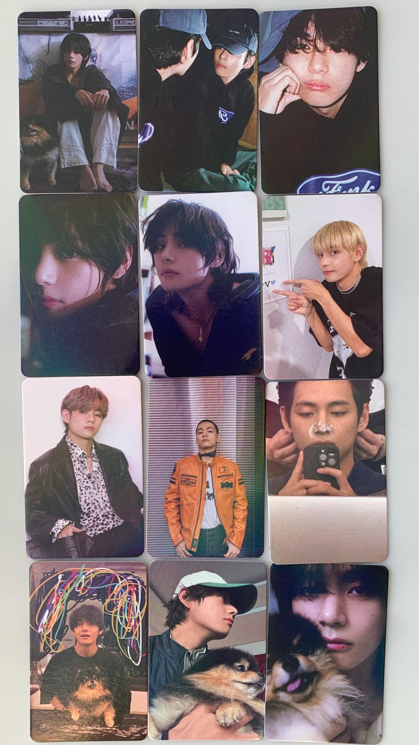 Taehyung 55pc lomo cards Kpop fan made photocards BTS gift C191
