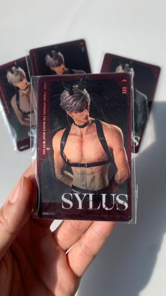 Sylus Sexy Card! Love and Deepspace Qinche Xavier Rafayel Zayne Otoge gamer Ita bag gift C224