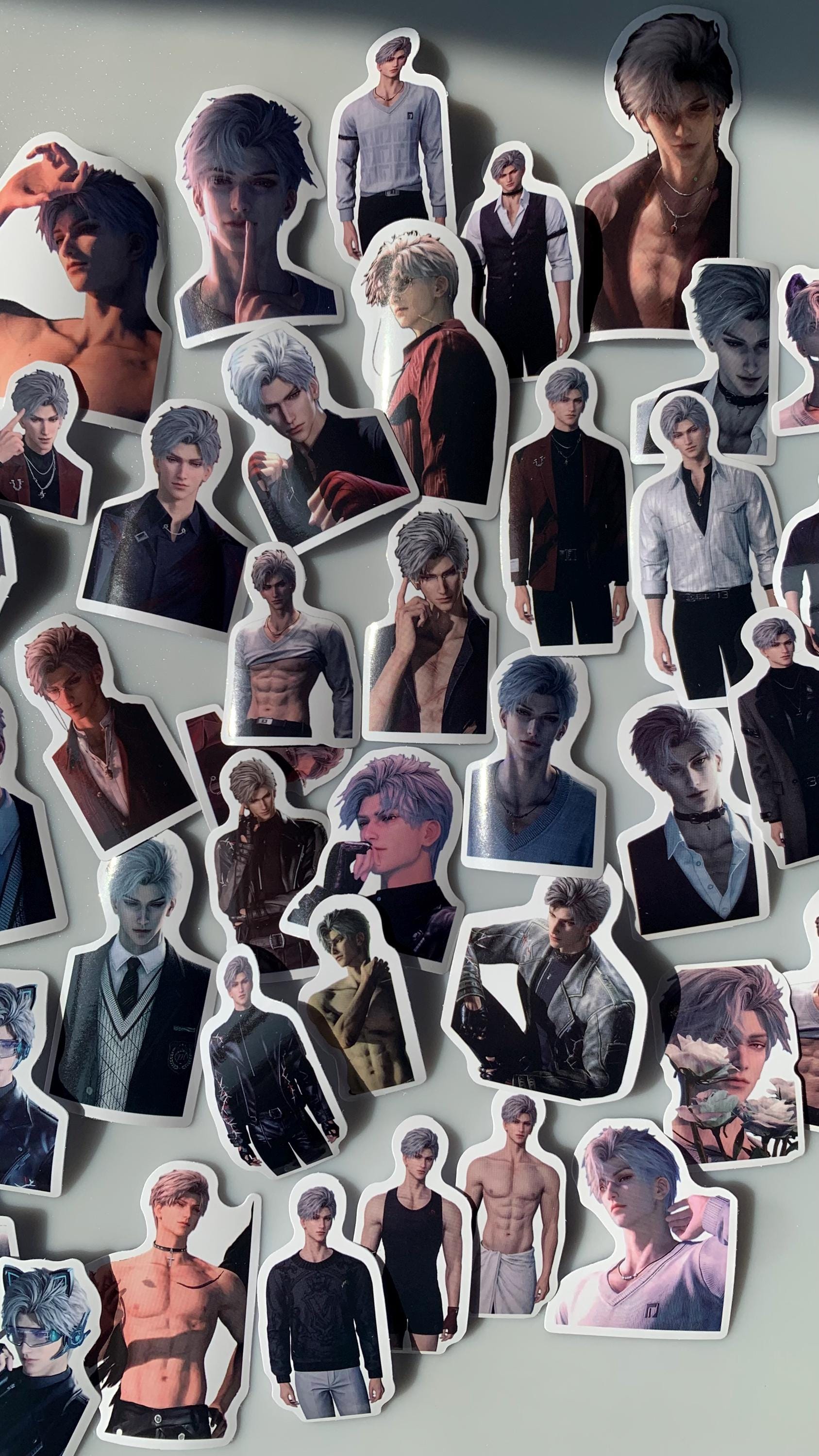 Sylus Stickers 50pcs! Love and Deepspace Qinche Xavier Rafayel Zayne Otoge gamer Ita bag gift C230