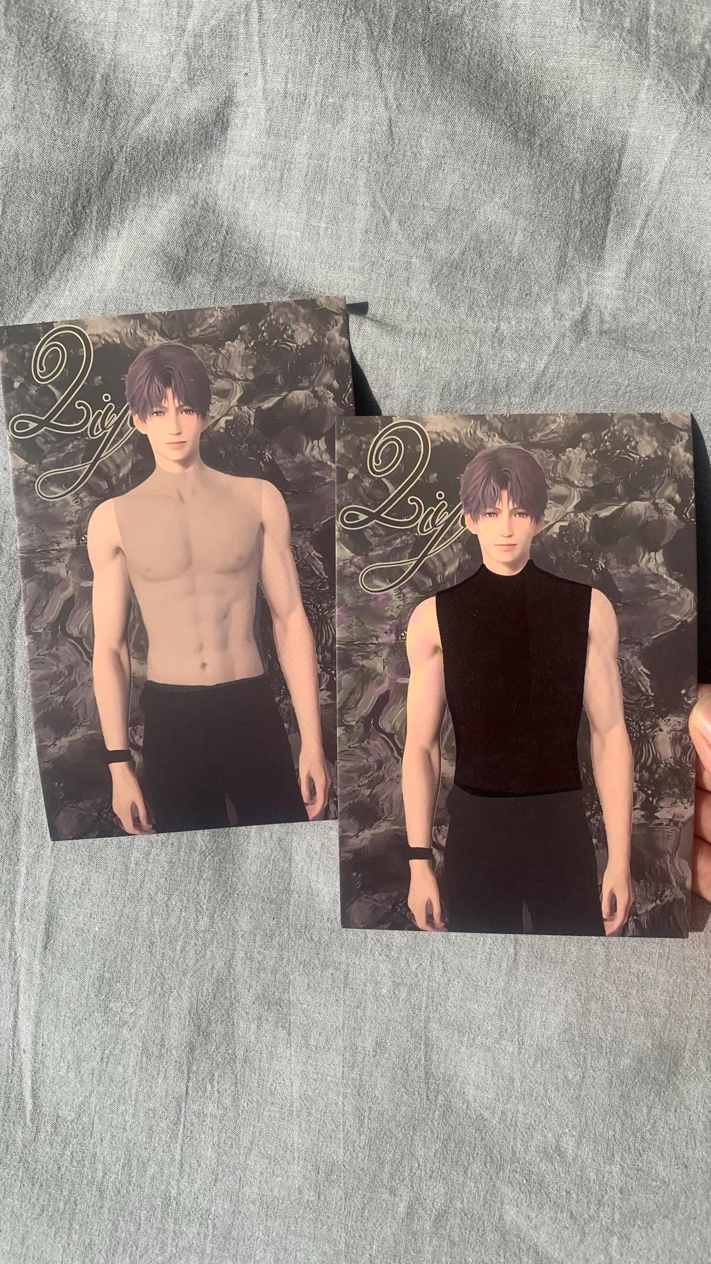Heat Sensitive Postcards! Sexy Sylus Xavier Rafayel Zayne Love and Deepspace Otoge gamer gift C232