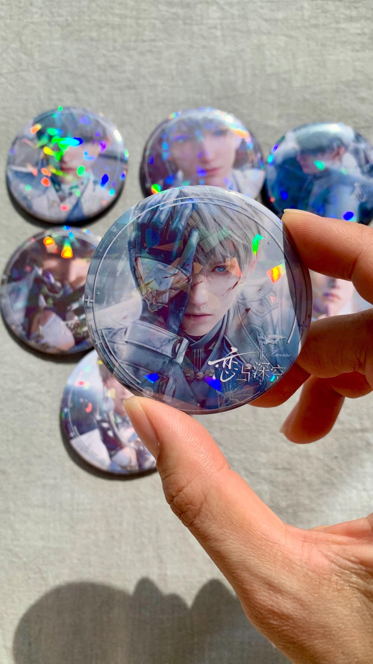 Badges of Xavier - Love and Deepspace Qinche Xavier Rafayel Zayne Otoge gamer Ita bag gifts C235