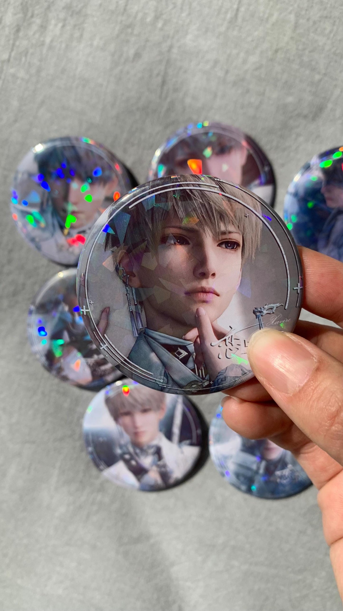 Badges of Xavier - Love and Deepspace Qinche Xavier Rafayel Zayne Otoge gamer Ita bag gifts C235