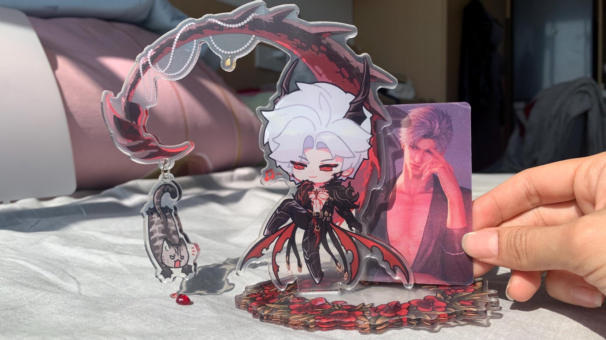 Chibi Sylus Dragon Acrylic Stand Set! Love and Deepspace Qinche Xavier Rafayel Zayne Otoge gamer Ita bag gift C245