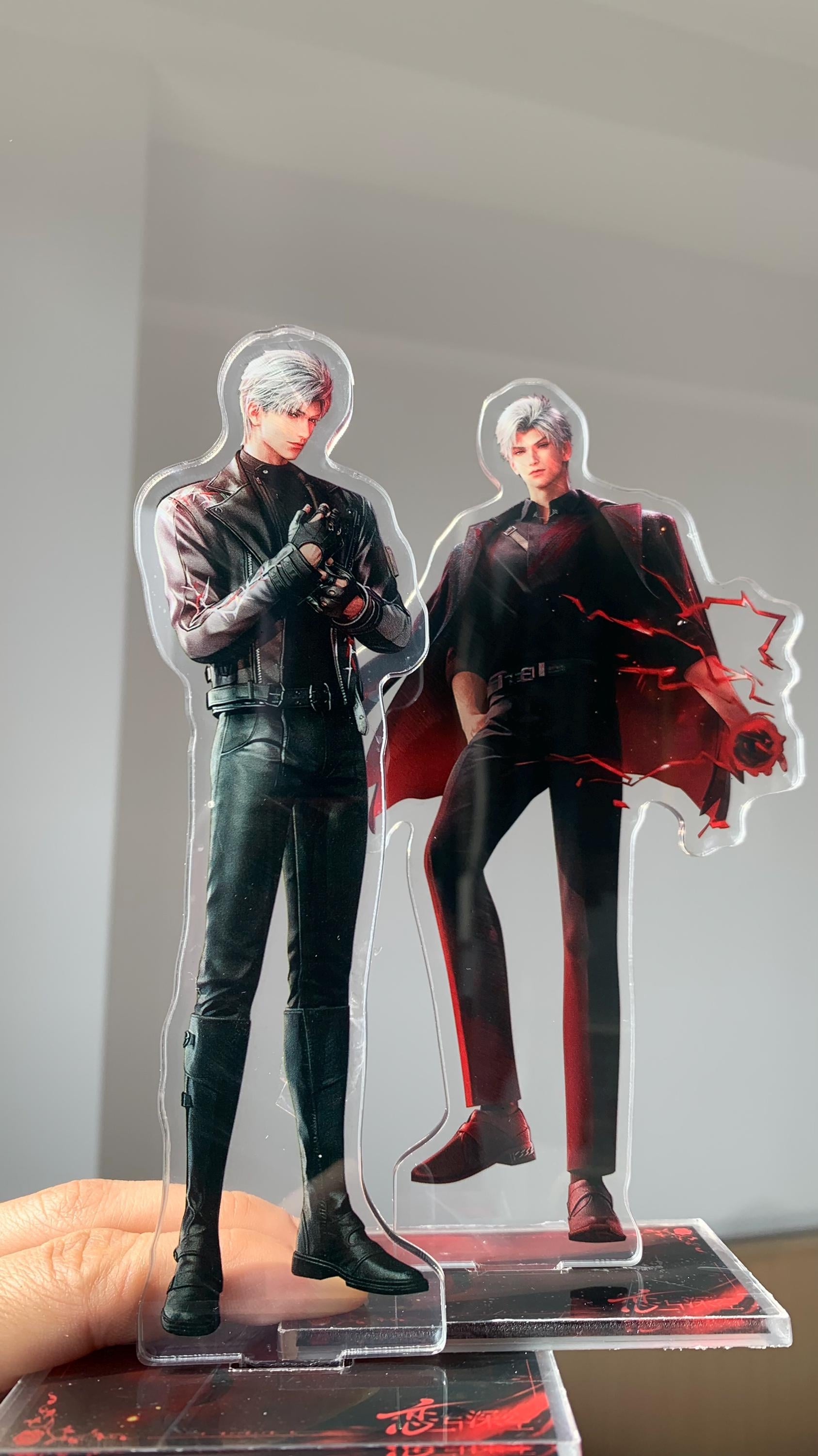 Sylus Biker Stands Set! Love and Deepspace Qinche Xavier Rafayel Zayne Otoge gamer Ita bag gift C246