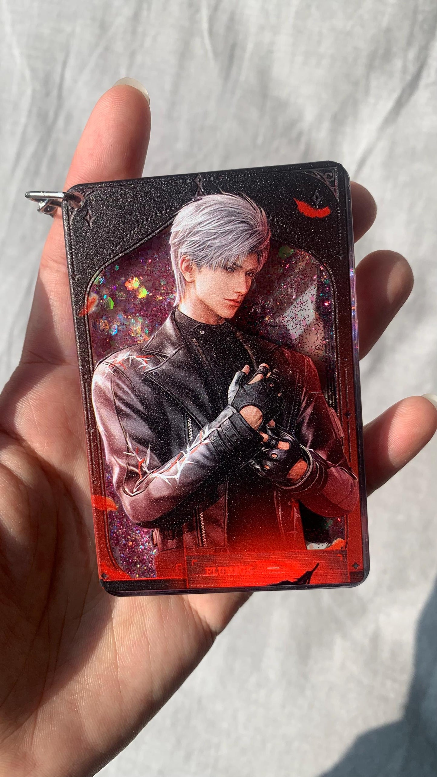 2pcs/set Sylus quicksand keychain and acrylic block! Love and Deepspace Sylus Xavier Rafayel Zayne Otoge gamer gift C242