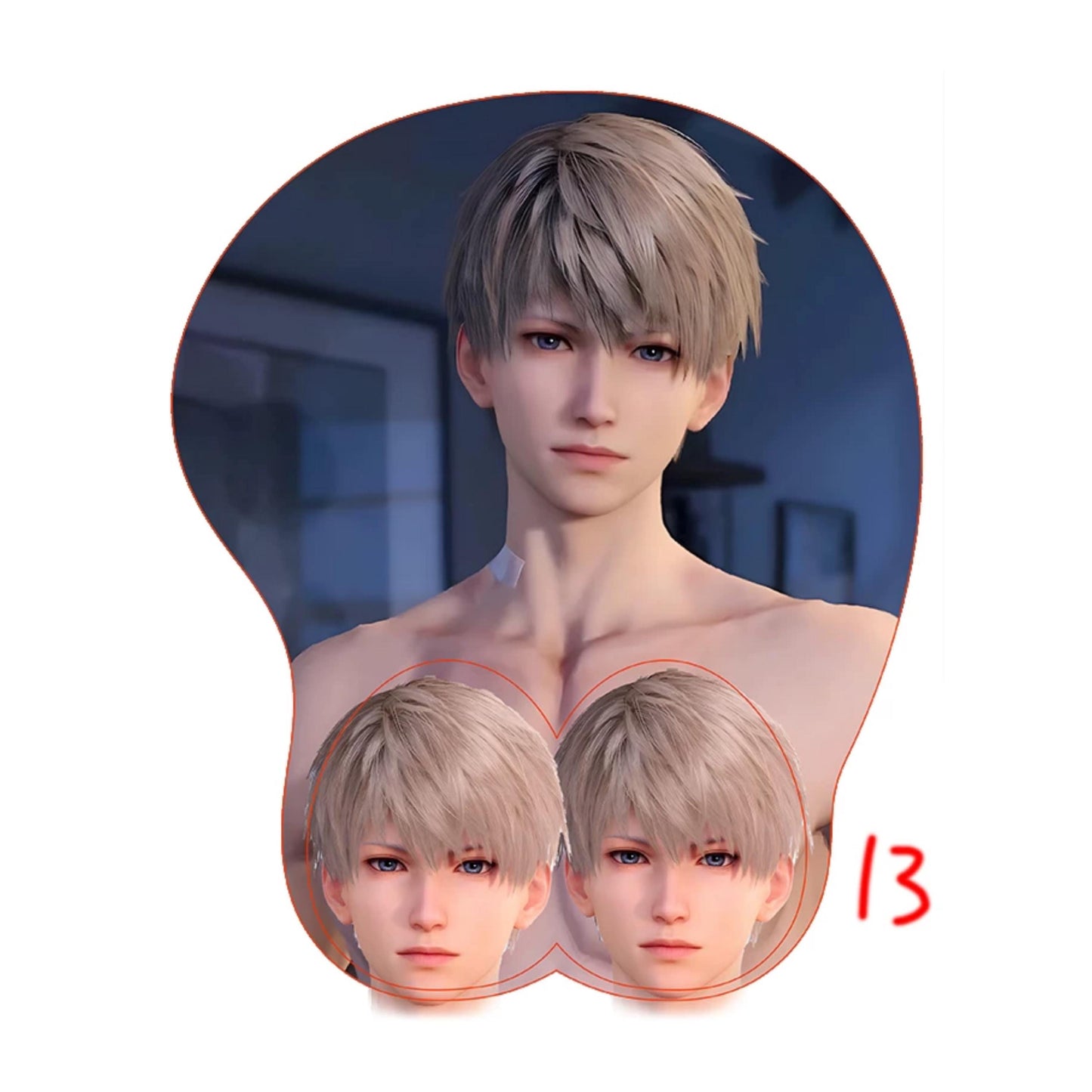 Xavier mousepad 3D! Love and Deepspace Sylus Xavier Rafayel Zayne Oppai Otoge gamer gift C195