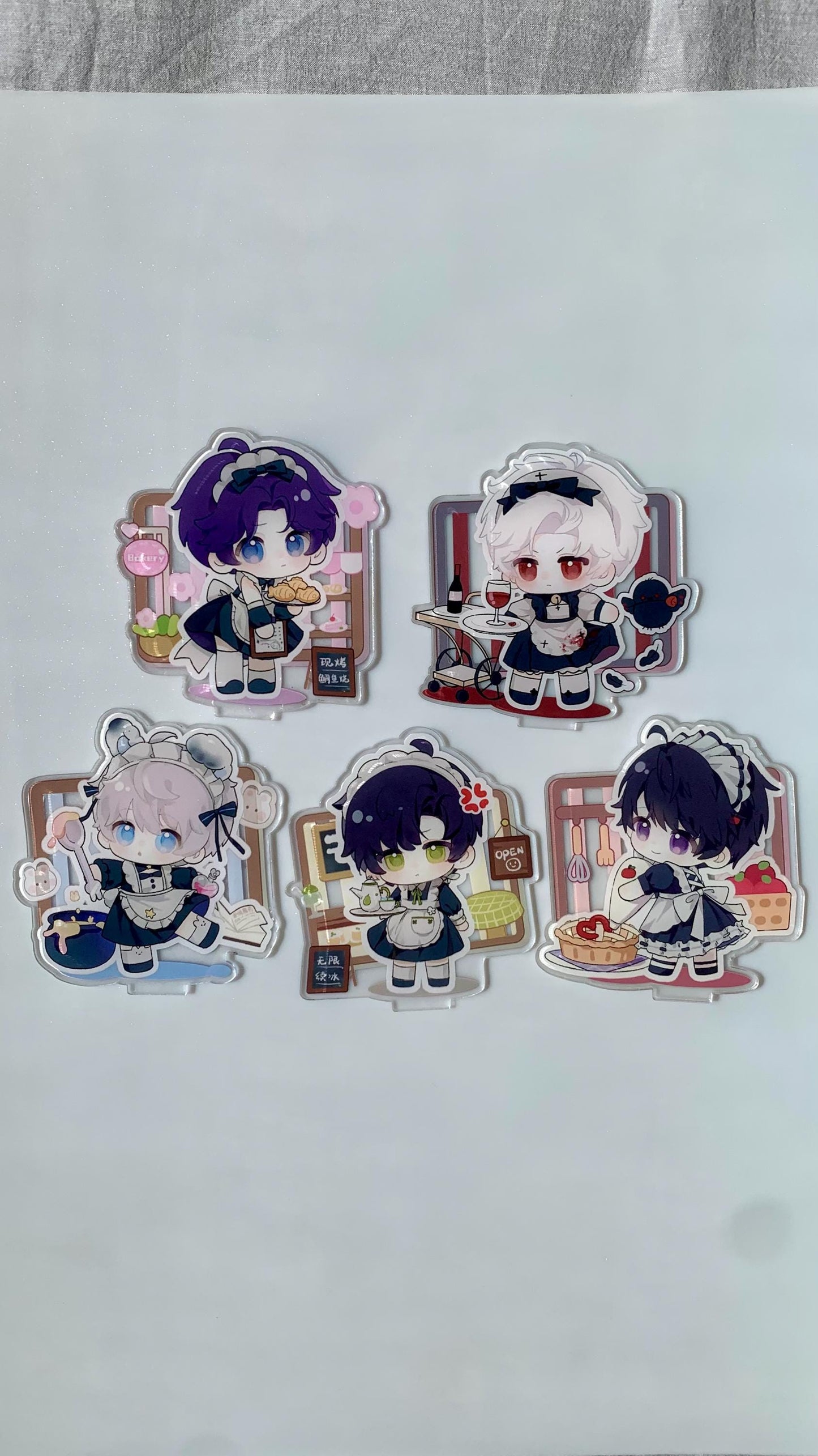 Chibi Standees! Love and Deepspace Sylus Xavier Rafayel Zayne Caleb Otoge gamer gift C199