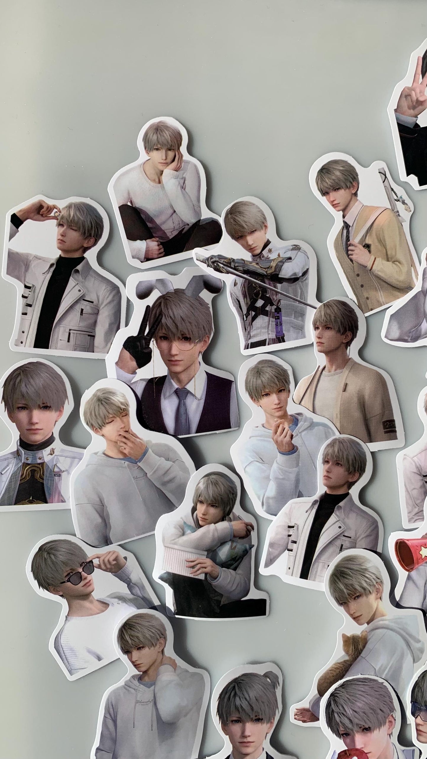 Xavier Stickers 50pcs! Love and Deepspace Qinche Xavier Rafayel Zayne Otoge gamer Ita bag gift C228