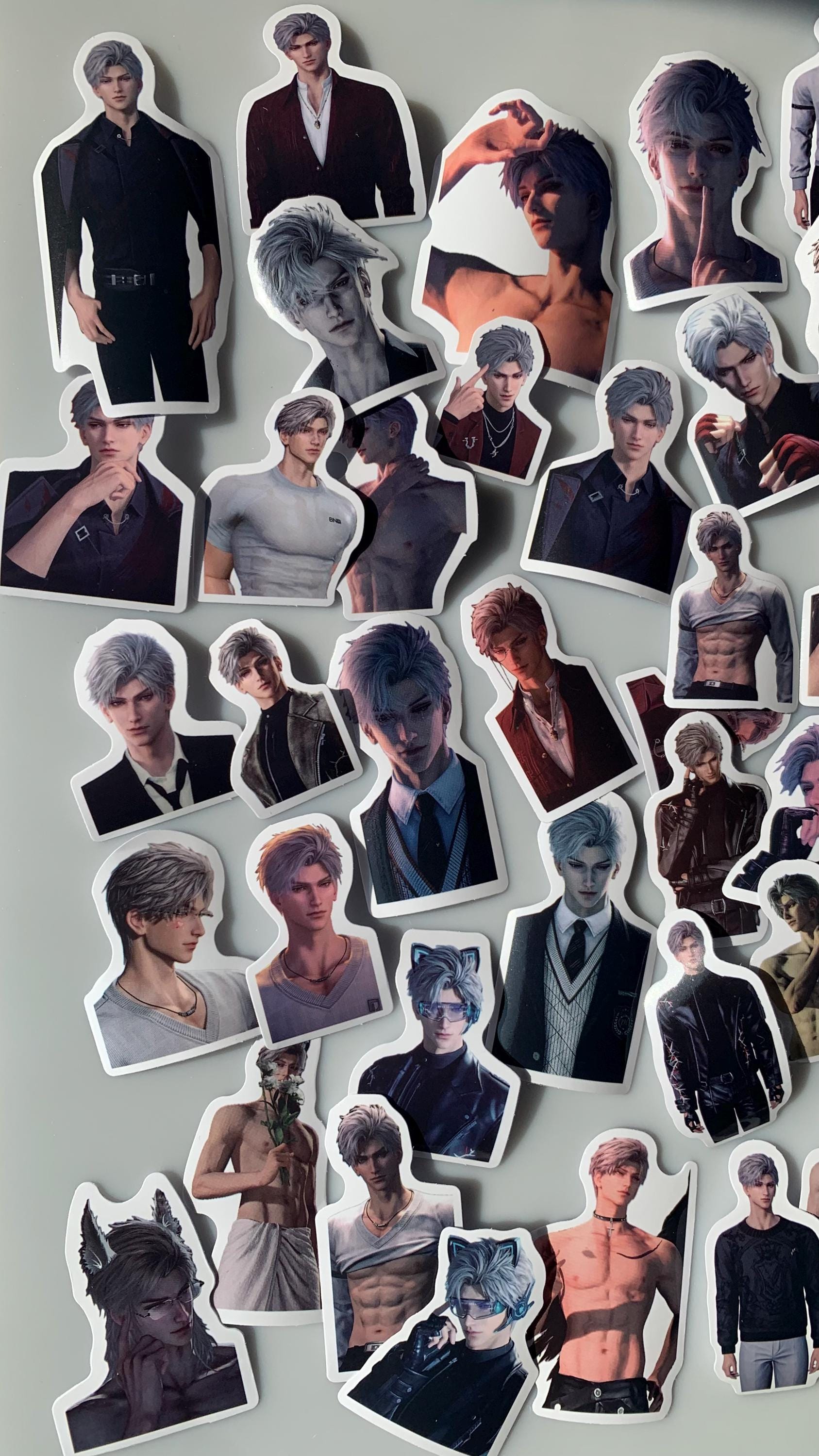 Sylus Stickers 50pcs! Love and Deepspace Qinche Xavier Rafayel Zayne Otoge gamer Ita bag gift C230