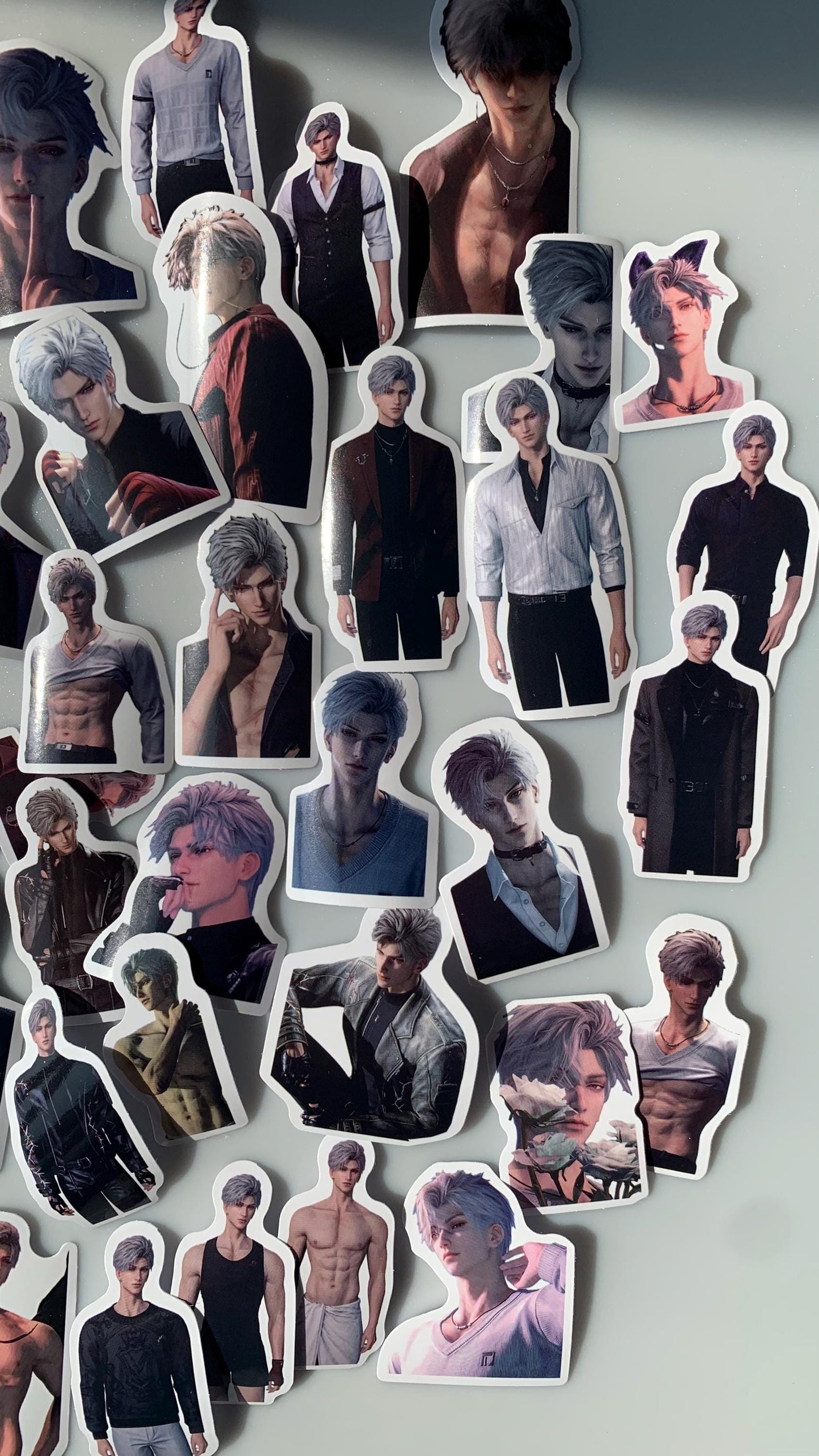 Sylus Stickers 50pcs! Love and Deepspace Qinche Xavier Rafayel Zayne Otoge gamer Ita bag gift C230