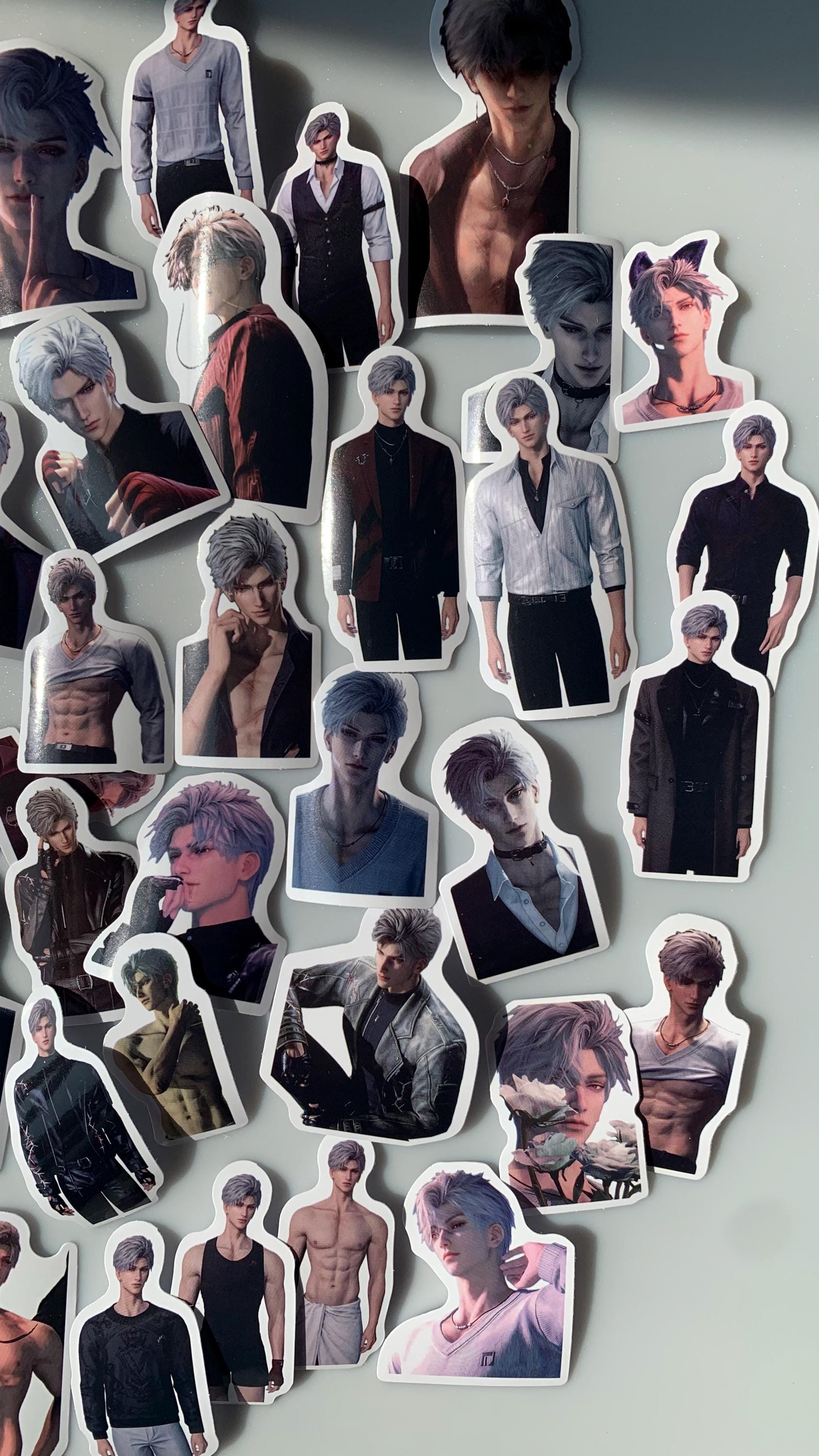 Sylus Stickers 50pcs! Love and Deepspace Qinche Xavier Rafayel Zayne Otoge gamer Ita bag gift C230