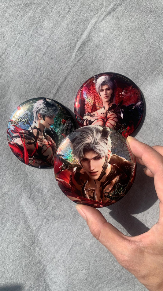 NEW Badges of Sylus - Love and Deepspace Qinche Xavier Rafayel Zayne Otoge gamer Ita bag gift C233