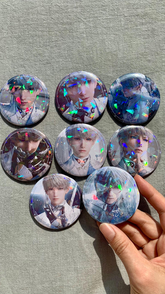 Badges of Xavier - Love and Deepspace Qinche Xavier Rafayel Zayne Otoge gamer Ita bag gifts C235