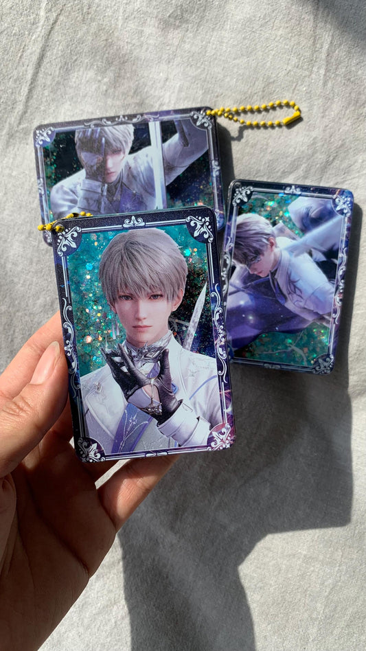 3pc/set Xavier Acrylic quicksand keychains Love and Deepspace Xavier Rafayel Zayne Otoge gamer gift C237