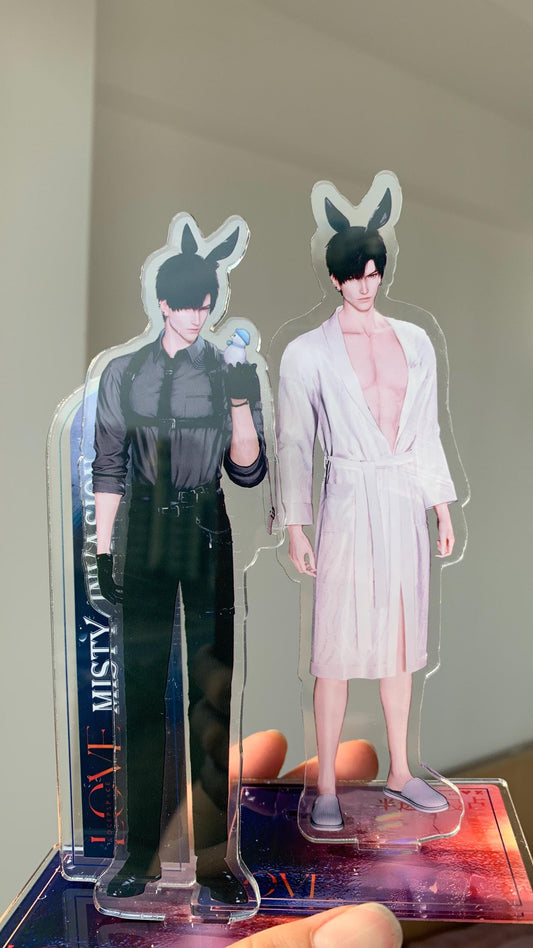 Zayne Bunnies Stands! Love and Deepspace Qinche Xavier Rafayel Zayne Otoge gamer Ita bag gift C240