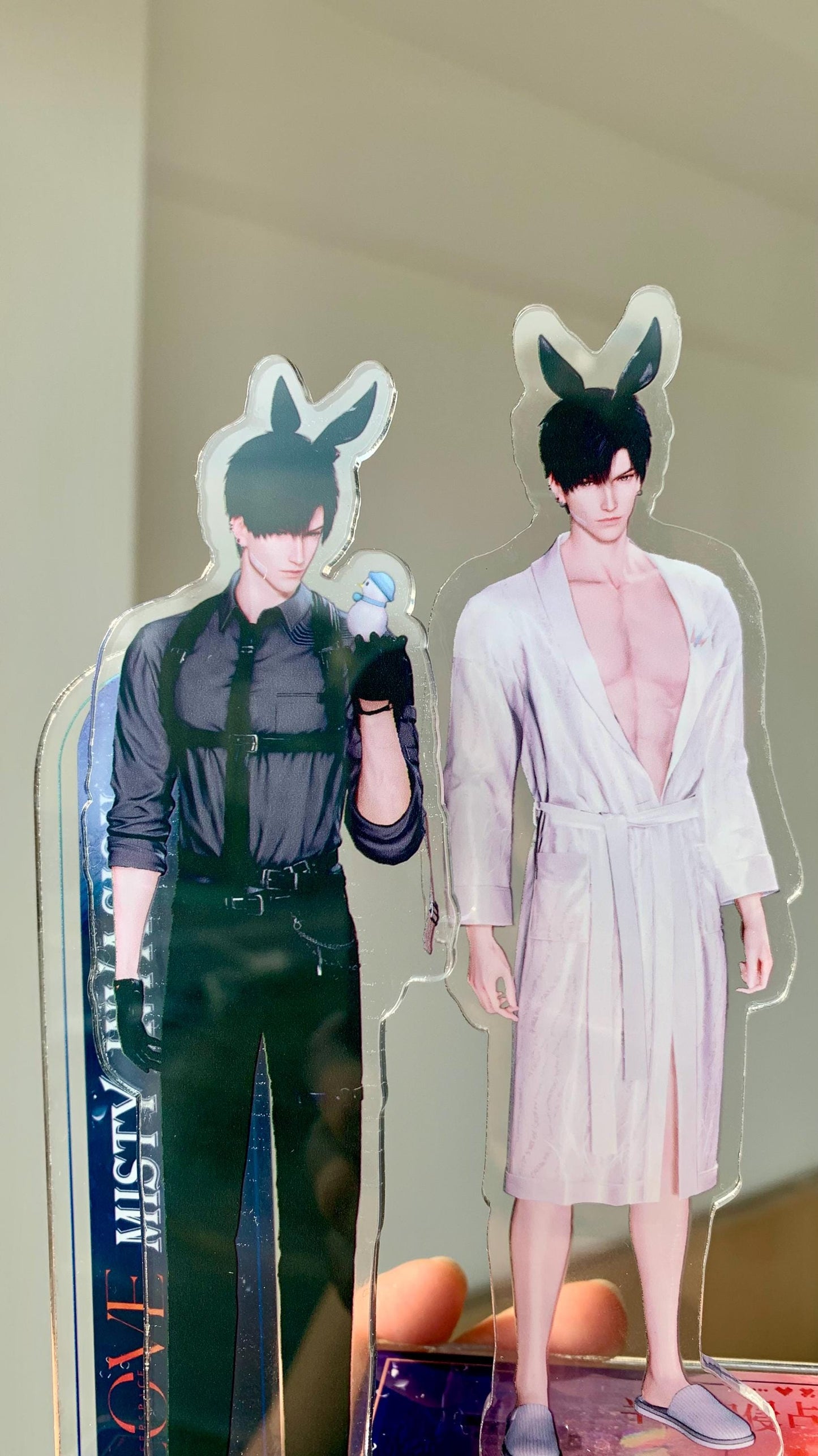 Zayne Bunnies Stands! Love and Deepspace Qinche Xavier Rafayel Zayne Otoge gamer Ita bag gift C240