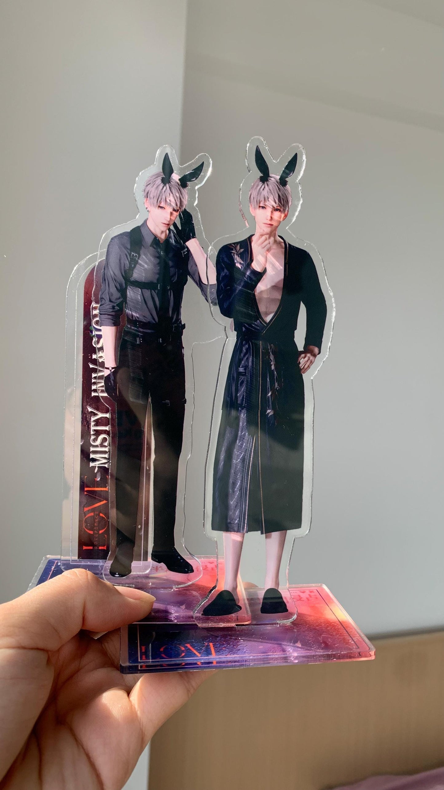 Xavier Bunnies Stands! Love and Deepspace Qinche Xavier Rafayel Zayne Otoge gamer Ita bag gift C243