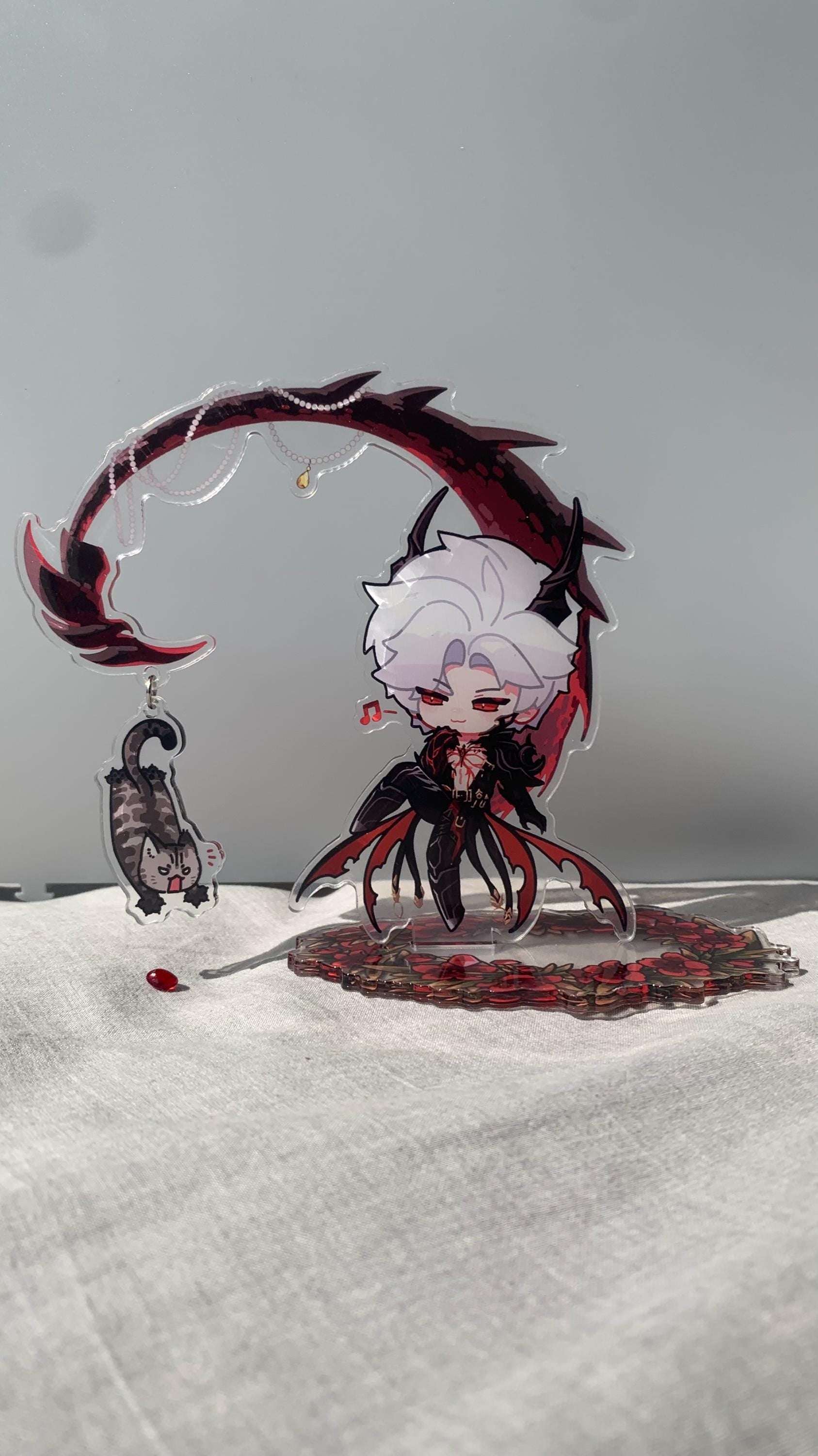 Chibi Sylus Dragon Acrylic Stand Set! Love and Deepspace Qinche Xavier Rafayel Zayne Otoge gamer Ita bag gift C245