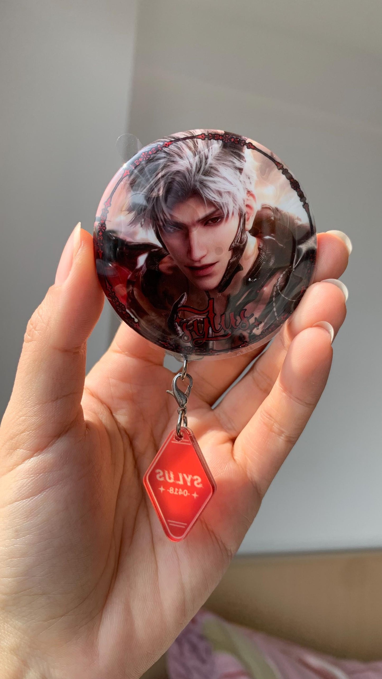 Badge Pendants Sylus Dragon - Love and Deepspace Qinche Xavier Rafayel Zayne Otoge gamer Ita bag gift C247