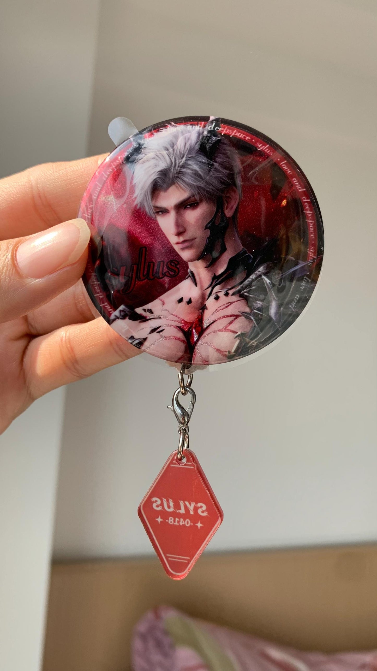 Badge Pendants Sylus Dragon - Love and Deepspace Qinche Xavier Rafayel Zayne Otoge gamer Ita bag gift C247