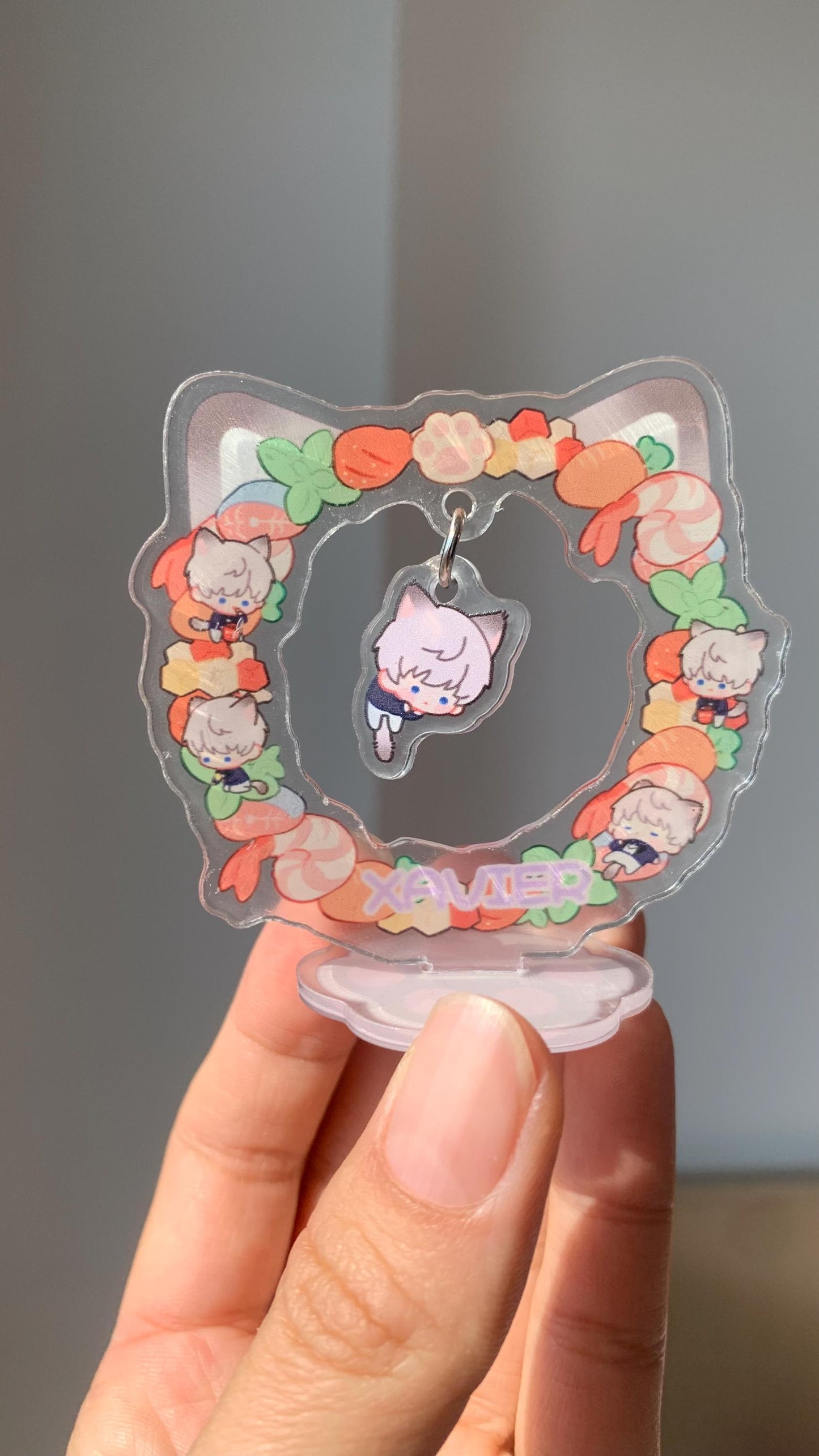 Chibi Cat Stand! Sylus Xavier Rafayel Zayne Love and Deepspace Otome gamer gift C320