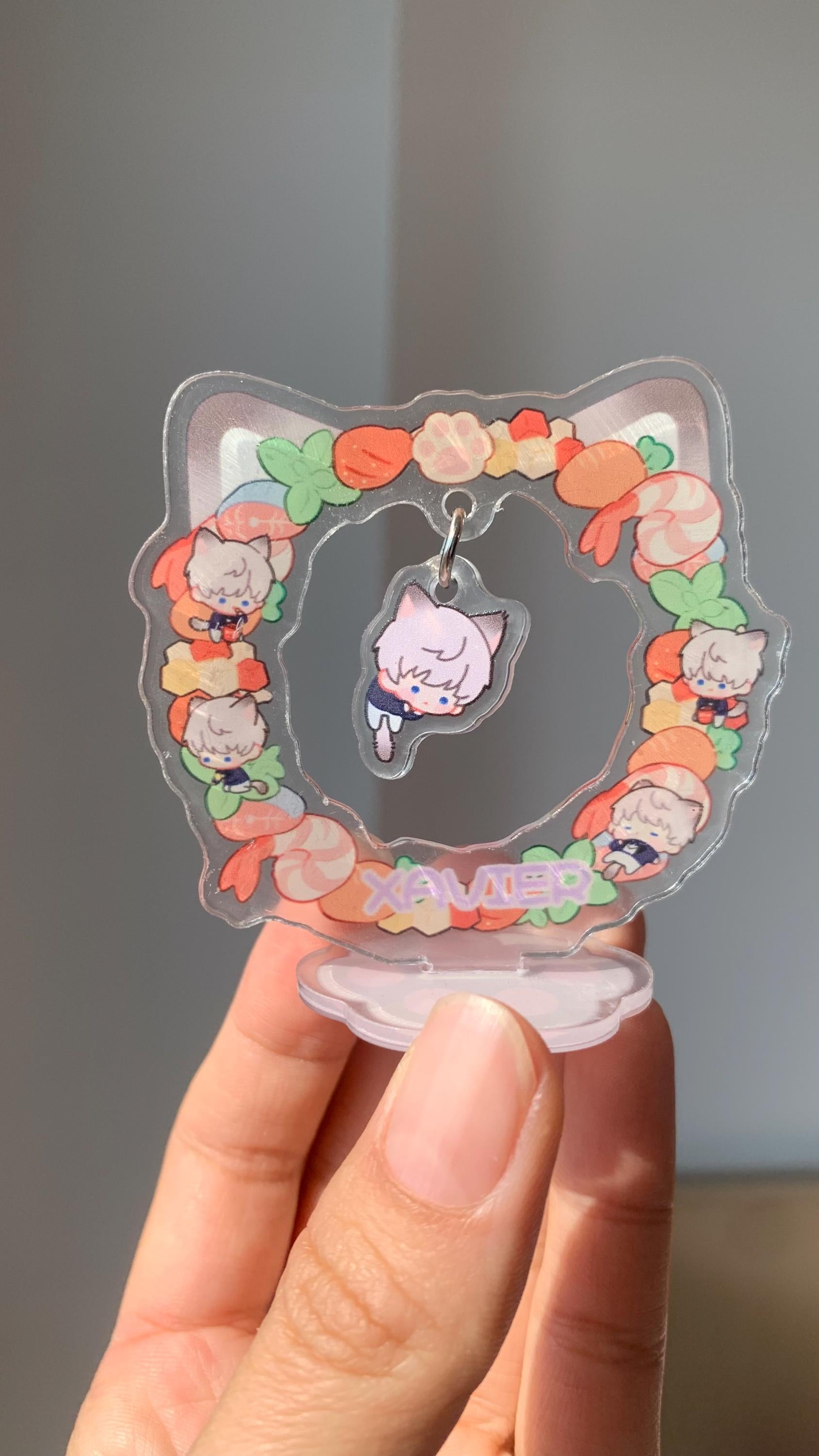 Chibi Cat Stand! Sylus Xavier Rafayel Zayne Love and Deepspace Otome gamer gift C320