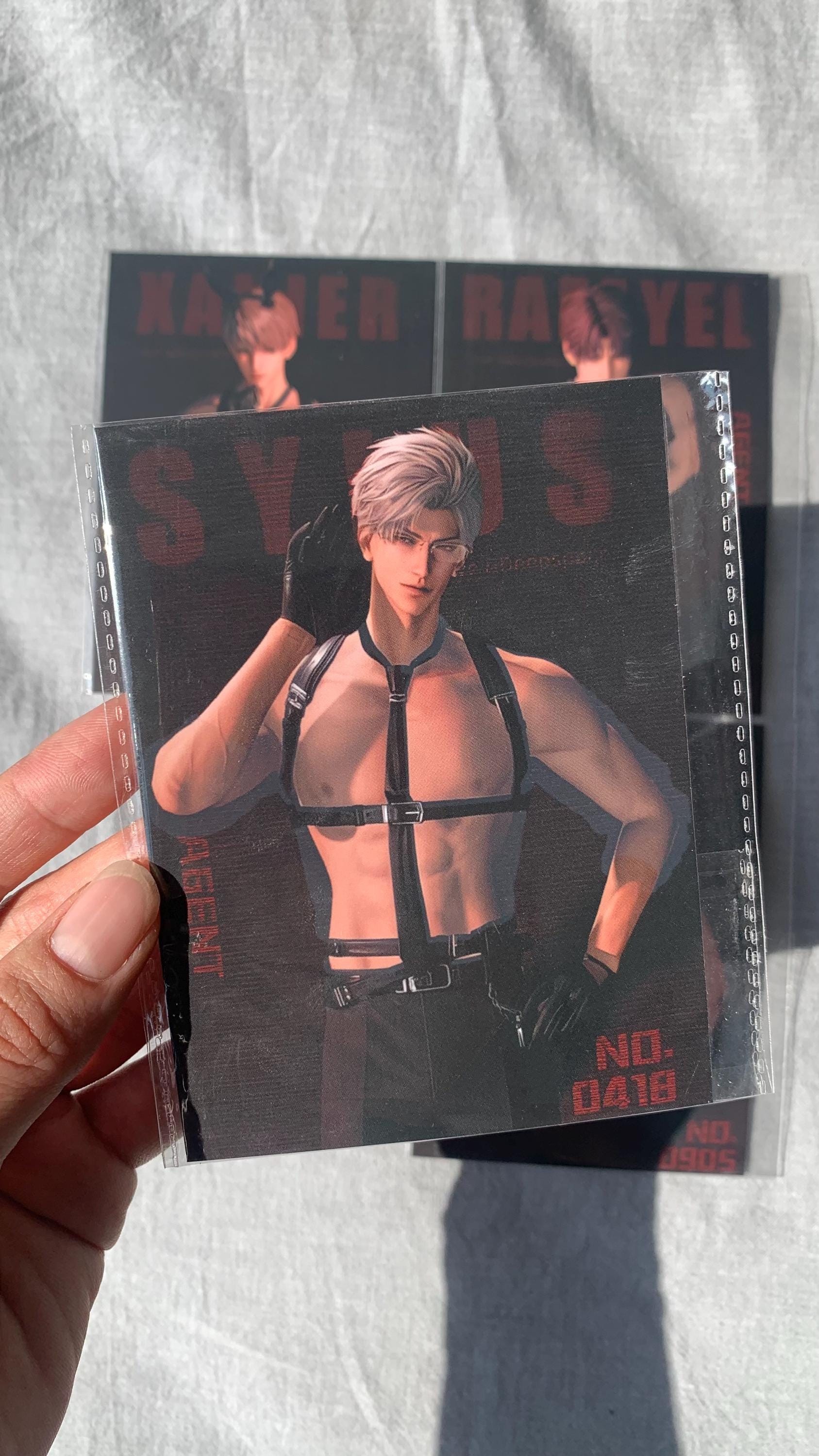 Heat Sensitive PostCards! Sylus Xavier Rafayel Zayne Love and Deepspace Otoge gamer gift C285